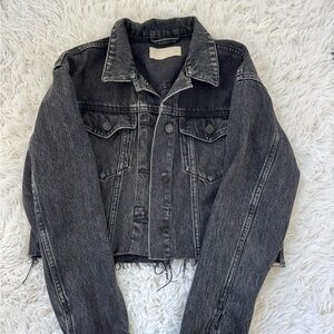 Everlane Charcoal Denim Jacket